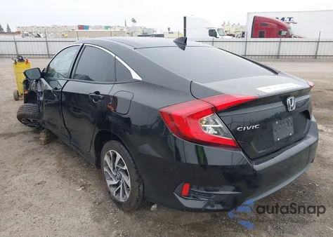 2018 Honda Civic Ex z USA, uszkodzony, nr VIN 2HGFC2F77JH543183